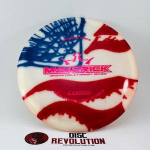 Dynamic Discs Lucid Maverick MyDye American Flag