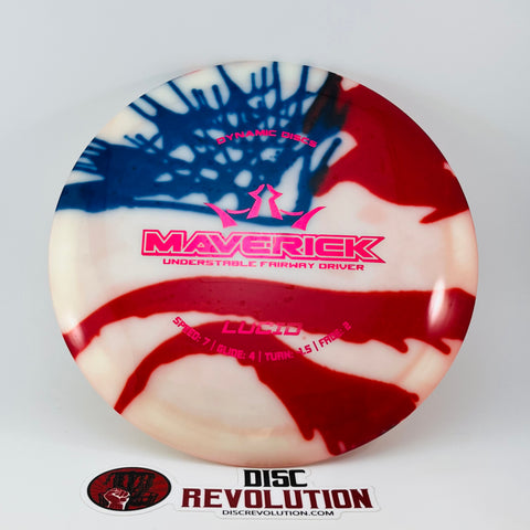 Dynamic Discs Lucid Maverick MyDye American Flag