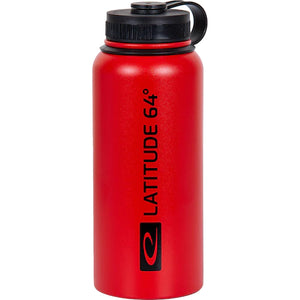 Latitude 64 Stainless Steel Water Bottle Red