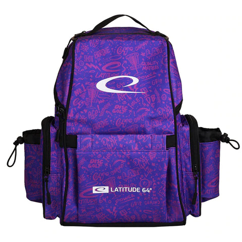 Latitude 64  Swift Backpack Graffiti Purple