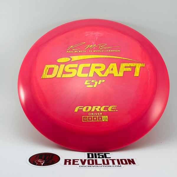 Discraft Paul McBeth ESP Force Signature Series