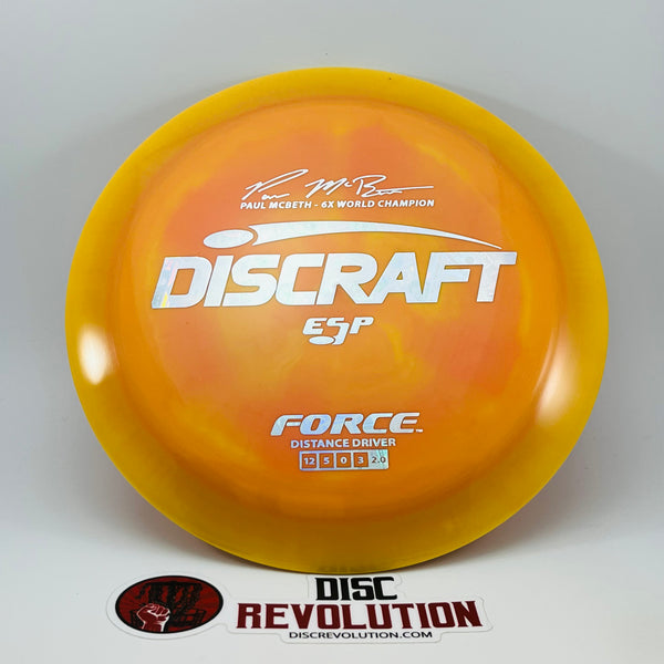 Discraft Paul McBeth ESP Force Signature Series