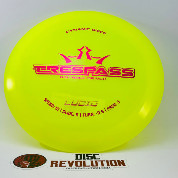 Dynamic Discs Lucid Trespass