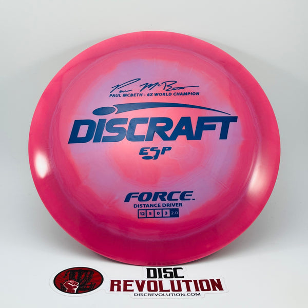 Discraft Paul McBeth ESP Force Signature Series