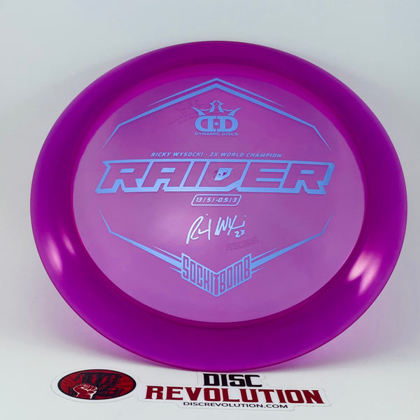 Dynamic Discs Lucid Raider Ricky Wysocki Sockibomb Stamp